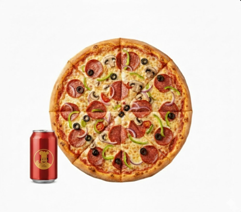 Pizza Senior + Boisson